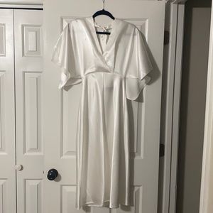 White midi dress size XS